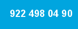 922 498 04 90